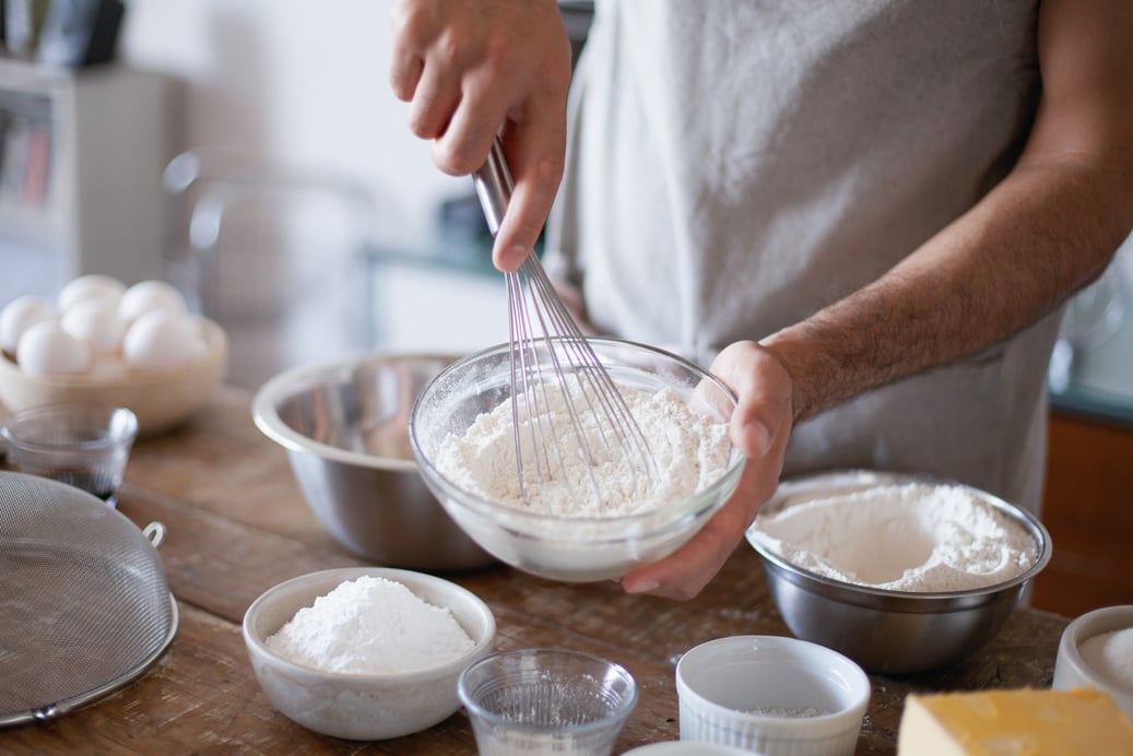 Person Baking in the Kitchen